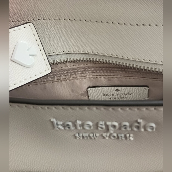 Kate Spade white leather handbag - Picture 3 of 3